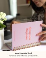 Lamare Meeting Notebook for Work Organization – Perfect Work Notebook for Note Taking & Meeting Planner for Productivity - Image 8