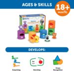 Learning Resources Peekaboo Learning Jungle Toddler,10 Pieces, Ages 18 Months+, Learning Baby, Educational, Fidget Toys, fine Motor Skills - Image 6