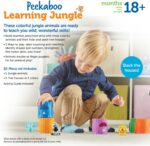 Learning Resources Peekaboo Learning Jungle Toddler,10 Pieces, Ages 18 Months+, Learning Baby, Educational, Fidget Toys, fine Motor Skills - Image 7