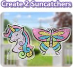 WAHFNG Gem Art, Diamond Art Kids Painting Kit -Make Your Own Stickers,Keychains & Suncatchers - Arts and Crafts for Girls and Boys Ages 6-12 - Best Gift Ideas for Age 6, 7, 8, 9, 10,11,12 Years Old - Image 7