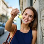 Visomen Personal Safety Alarm Keychain,Loud Siren with Flashing Lights, Portable Emergency Device, 3-Pack, Purple Blue White,Gifts for Women,Children,Presents for Elders - Image 4