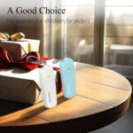 Visomen Personal Safety Alarm Keychain,Loud Siren with Flashing Lights, Portable Emergency Device, 3-Pack, Purple Blue White,Gifts for Women,Children,Presents for Elders - Image 7