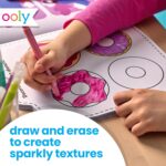 Ooly Make No Mistake Glittery Erasable Markers, 12 Stress and Mess Free Sparkle Markers You Can Erase, Colorful Supplies for Any Arts & Crafts - Image 6
