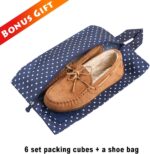 Mossio 7 Set Packing Cubes with Shoe Bag - Travel Carry On Luggage Organizer - Image 3