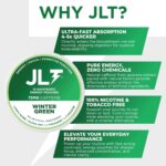 JLT 75 mg Caffeine Nootropic Pouches | Nootropic Energy Pouches with Caffeine, Lion's Mane, Alpha GPC, L-Tyrosine & L-Theanine | No Sugar or Artificial Sweeteners | 15 Pouches Per Can - 5 Pack - Image 7