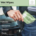 STAY FRESH (60 Flushable Wipes to-Go) - PH Balanced, Travel sized, Unscented with Aloe, Chamomile and Rose extract. - Image 5