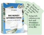 Money Affirmation Cards – 50 Daily Positive Affirmations for Wealth, Prosperity & Financial Success – Educational Money & Business Mindset Card Deck – Money Flash Cards (3.42" x 2.24") - Image 3