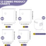 12 Pack Vacuum Storage Bags, Space Saver Bags, for Comforters and Blankets, Plush Toy, Vacuum Seal Bags for Clothing (3 Jumbo/3 Large/3 Medium/3 Small) Vacuum Bags with Pump Electric - Image 5