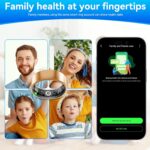 Smart Fitness Ring for Women Men - Activity & Health Tracker Ring with Heart Rate/Pressure/Sleep/Steps/Blood Oxygen Monitoring, 10ATM Waterproof for iPhone and Android, No Subscription Fee (9#) - Image 7