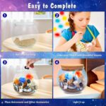 Astronauts Light Up Terrarium Kit for Kids DIY Space Toys Painting Kits Astronauts Toys Birthday for Boys and Girls Ages 4 5 6 7 8-12 Year Old - Kids Arts & Crafts Kit - Image 7