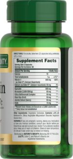 Nature’s Bounty Quercetin, Immune Support, 500mg, With Vitamin C, Rose Hips, & Rutin, 60 count - Image 7
