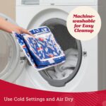 Lusso Gear Airplane Tray Cover - Pockets & Tablet Holder Toddler Travel Essentials - Washable Hygienic Mat Kids Travel Essentials - Activity Mat for Toddler Plane Activities - Mermaids Pattern - Image 7