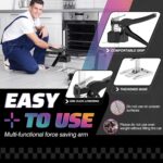 2025 New Labor Saving Arm Jack Handle (2Pack) 12 in Lifting Jack Tool, Multifunctional Furniture, Cabinets Door Panel and Windows Lifting, Raised by 6.7 inches, Bearing 360LBS - Image 6