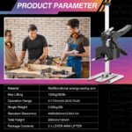 2025 New Labor Saving Arm Jack Handle (2Pack) 12 in Lifting Jack Tool, Multifunctional Furniture, Cabinets Door Panel and Windows Lifting, Raised by 6.7 inches, Bearing 360LBS - Image 8