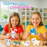 Sii Pikki Polar Animal Sewing Kit for Kids – DIY Felt Craft Set with 14 Cute Animals, Easy Learn Sew for Beginners – Educational Arts & Crafts, Gift Ideas for Boys and Girls Ages 6-9 - Image 3