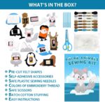 Sii Pikki Polar Animal Sewing Kit for Kids – DIY Felt Craft Set with 14 Cute Animals, Easy Learn Sew for Beginners – Educational Arts & Crafts, Gift Ideas for Boys and Girls Ages 6-9 - Image 7