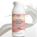 Tattoo Aftercare Cream for Women – With Rose Water, Shea Butter, Vitamin E & Jojoba Oil – Soothes, Protects and Brightens Healed Ink, Non-Greasy Moisturizer, Citrus Floral Scent (50ml) - Image 3