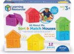 Learning Resources All About Me Sorting Houses - 12 Pieces, Ages 3+ Fine Motor & Sorting Skills, Montessori Toys, Special Education Actives, Imaginative Play - Image 5