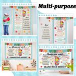 Growth Mindset Bulletin Board Classroom Decoration Flower Themed Change Your Mindset Bulletin Board Set Daisy Brain Cutouts Positive Sayings Posters Decor for Back to School Teacher - Image 5