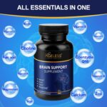 Ageless Brain Supplements for Memory and Focus & Cognitive Improvement | Nootropic Brain Supplement for Men & Women | Support Mental Clarity & Neuro Health | Including Vitamin B6, B12, 60 Capsules - Image 5