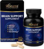Ageless Brain Supplements for Memory and Focus & Cognitive Improvement | Nootropic Brain Supplement for Men & Women | Support Mental Clarity & Neuro Health | Including Vitamin B6, B12, 60 Capsules - Image 8