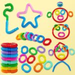 JOYIN 18 Pack Pop Tubes, Sensory Toys (Small) Fidget Toys Party Favors - 9 Colors, Creativity Learning & Fun for Toddler Kids - Perfect for Christmas Goodie Bags, Classroom School Reward - Image 8