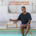 Yoga Dood Meditation Bench - Folding Bamboo Meditation Stool with Velvet Cushion & Carry Bag, Seiza Prayer Bench - Image 8