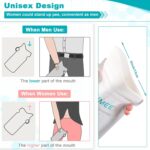OUMEE 800ML Emergency Disposable Urinal Bags, 8/12/20/23/28 Pcs Camping Pee Bags Unisex Urine Bag Vomit Bag for Travel Traffic Jam Portable Toilet Bag for Men Women - Image 6