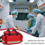 First Aid Bag Empty First Responder Bag,First Aid Kits Storage,Trauma Bag with Detachable Dividers, Medical Bag for Nurses,Ideal for EMT, EMS,Paramedics,Home Health Care(Bag Only) - Image 4