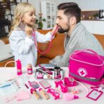 Doctor Kit for Kids Girls, 34 Pcs Kids Doctor Kit for Toddlers 3-5 with Medical Storage Bag & Real Stethoscope, Pretend Play Set for Boys Girls Fun Role Playing Game - Image 3