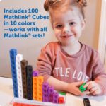 Learning Resources STEM Explorers MathLink Builders - 100 Pieces, Ages 5+ Kindergarten STEM Activities, Math Activity Set and Games for Kids, Mathlink Cubes Activity Set - Image 5