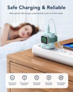 VRURC for Apple Watch Charger, Wireless Magnetic Portable iWatch Charger, PD 20W 3-in-1 Travel Essentials Fast Charging Block for iWatch Ultra/SE/11/10/9/8/7/6/5,iPhone 17/16/15/14/13 etc-Green - Image 7