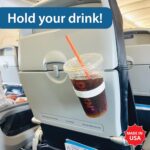 FLYGA Airplane Drink or Phone Holder Travel Accessory (Black) - Image 8