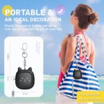 Safe Sound Personal Alarm, 130 dB Loud Siren Song Emergency Security Alarm Keychain with LED Light, Personal Sound Safety Siren for Women, Men, Children, Elderly(Black) - Image 7