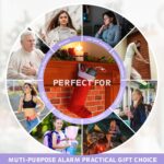 Safe Sound Personal Alarm, 130 dB Loud Siren Song Emergency Security Alarm Keychain with LED Light, Personal Sound Safety Siren for Women, Men, Children, Elderly(Black) - Image 8