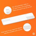 Notsu Daily Planner Notepad Lite | Minimalist Undated Daily To Do List & Hourly Agenda Desk Productivity Planning Pad, Fits Under Keyboard - Image 4