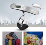 Digital Luggage Scale Vacation Travel Essentials Accessories Gifts for Traveler Portable Suitcase Handheld Weight Scale 110 lbs Hanging Baggage Travel Must Haves - Image 7