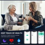 Smart Ring Health Tracker for Women Men-IP68 Waterproof Fitness Ring with Sleep Tracker/Heart Rate/Blood Pressure/Blood Oxygen/Step Counting/Calories for iOS and Android,No Subscription Fee - Image 5