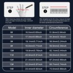 Smart Ring Health Tracker for Women Men-IP68 Waterproof Fitness Ring with Sleep Tracker/Heart Rate/Blood Pressure/Blood Oxygen/Step Counting/Calories for iOS and Android,No Subscription Fee - Image 6