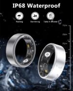 Smart Ring Health Tracker for Women Men-IP68 Waterproof Fitness Ring with Sleep Tracker/Heart Rate/Blood Pressure/Blood Oxygen/Step Counting/Calories for iOS and Android,No Subscription Fee - Image 9