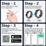 Smart Ring Health Tracker for Women Men-IP68 Waterproof Fitness Ring with Sleep Tracker/Heart Rate/Blood Pressure/Blood Oxygen/Step Counting/Calories for iOS and Android,No Subscription Fee - Image 10