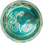 Tibetan Singing Bowl Set - Authentic Handcrafted Mindfulness Meditation Holistic Sound 7 Chakra Healing by Himalayan Bazaar (Turquoise) - Image 5