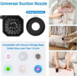 Cordless Electric Pump for Vacuum Storage Bags Travel Air Pump for Various Space Saver Bags Portable Rechargable Seal Bag Pump for Compression Clothes, Blanket, Luggage (Black Pump Only) - Image 4