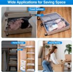 Cordless Electric Pump for Vacuum Storage Bags Travel Air Pump for Various Space Saver Bags Portable Rechargable Seal Bag Pump for Compression Clothes, Blanket, Luggage (Black Pump Only) - Image 8