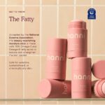 HANNI Fatty Body Moisturizer Stick with Fatty Acids, Travel Size Friendly Solid Lotion for Plumping and Hydration, Fragrance-Free and Safe for Sensitive Skin, 2.5 oz - Image 4