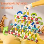 85PCS Extendable Magnetic Toy Montessori Toys for Boys & Girls,STEM Education Building Blocks,Pop Tubes & Balls,Sensory Toys for 3+ Year Old Toddlers - Image 8