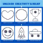 Fidget Toys, 550 PCS Magnetic Putty Sensory Toys for Stress Relief, Anxiety, Autism & ADHD, Colorful DIY Desk Fidget Toys for Teens & Adults, Office Toys Gifts for Men & Women - Image 6