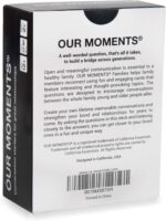 OUR MOMENTS Families: 100 Conversation Starter Cards for Families and Kids - Relationship Building - Car Travel, Road Trip & Card Game for Healthy Loving Family - Questions for Family Activities - Image 3