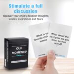 OUR MOMENTS Families: 100 Conversation Starter Cards for Families and Kids - Relationship Building - Car Travel, Road Trip & Card Game for Healthy Loving Family - Questions for Family Activities - Image 8