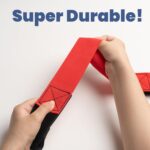 Team Building Games 6 Legged Race Bands for Adults Perfect for Carnival, Field Day, Relay Race, Family Backyard Party Supplies (2pk, Blue & Red) - Image 4